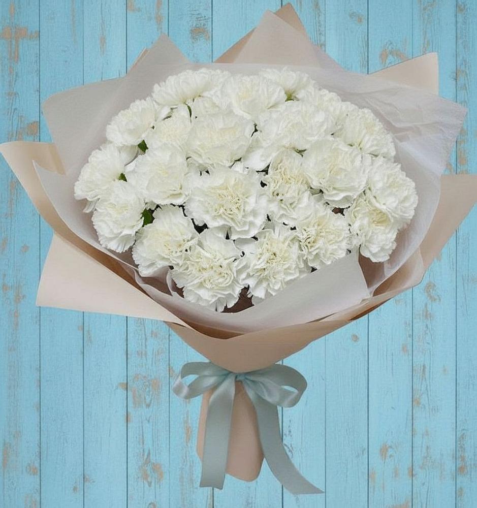 Букет цветов из: Гвоздики в Красный Яр Самарская область