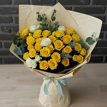 Букет цветов из:  Розы #REPLACE_PRED# Красный Яр Самарская область