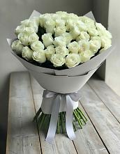 Букет 35 Белых роз в Красный Яр Самарская область
