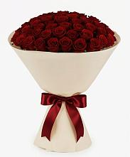 Букет 101 Бордовая роза Блэк Бакарра в Красный Яр Самарская область