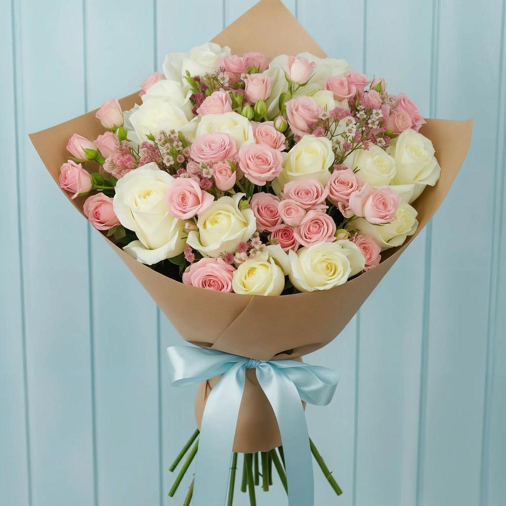 Букет цветов из: Розы в Красный Яр Самарская область