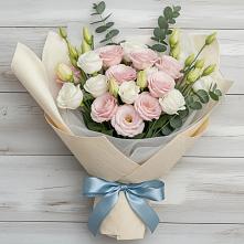 Букет цветов из:  Лизиантусы #REPLACE_PRED# Красный Яр Самарская область