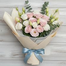 Букет цветов из:  Лизиантусы в Красный Яр Самарская область