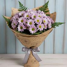 Букет цветов из:  Хризантемы #REPLACE_PRED# Красный Яр Самарская область