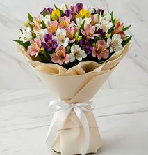 Букет цветов из:  Альстромерии в Красный Яр Самарская область