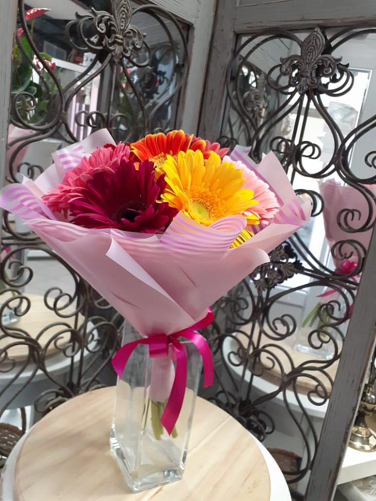 Букет цветов из: Герберы в Красный Яр Самарская область