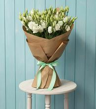 Букет цветов из:  Лизиантусы в Красный Яр Самарская область