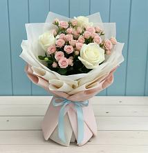 Букет цветов из:  Розы в Красный Яр Самарская область