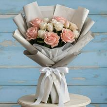 Букет цветов из:  Розы #REPLACE_PRED# Красный Яр Самарская область