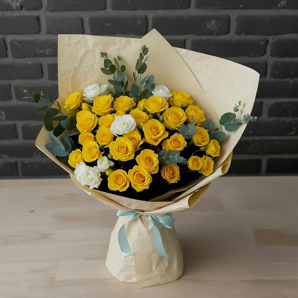 Букет цветов из: Розы в Красный Яр Самарская область