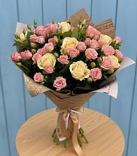 Букет цветов из:  Розы в Красный Яр Самарская область