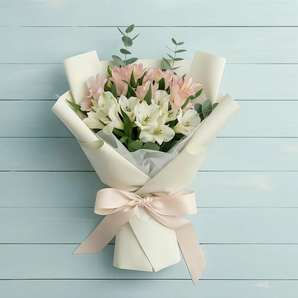 Букет цветов из: Альстромерии в Красный Яр Самарская область