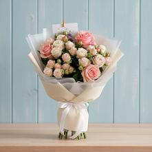 Букет цветов из:  Розы #REPLACE_PRED# Красный Яр Самарская область
