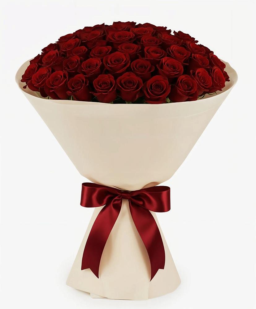 Букет 101 Бордовая роза Блэк Бакарра в Красный Яр Самарская область