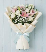 Букет цветов из:  Лилии в Красный Яр Самарская область