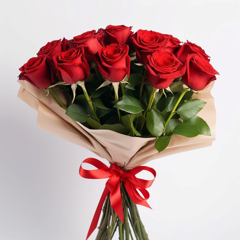Букет 11 Красных роз Эдлесс Лав в Красный Яр Самарская область