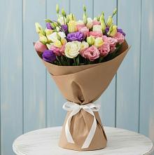 Букет цветов из:  Лизиантусы в Красный Яр Самарская область