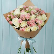 Букет цветов из:  Розы в Красный Яр Самарская область