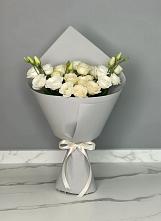 Букет цветов из:  Розы и Лизиантусы в Красный Яр Самарская область